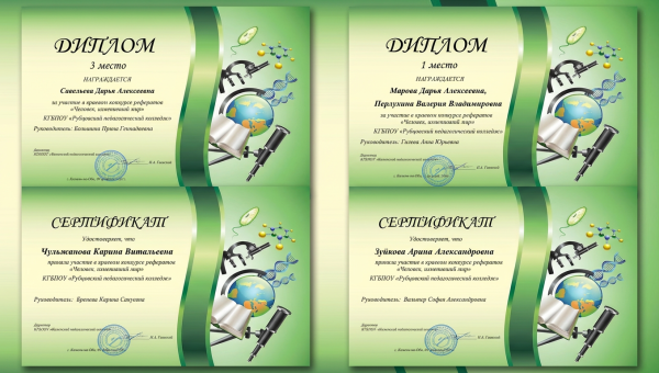 Итоги краевого конкурса рефератов «Человек, изменивший мир»