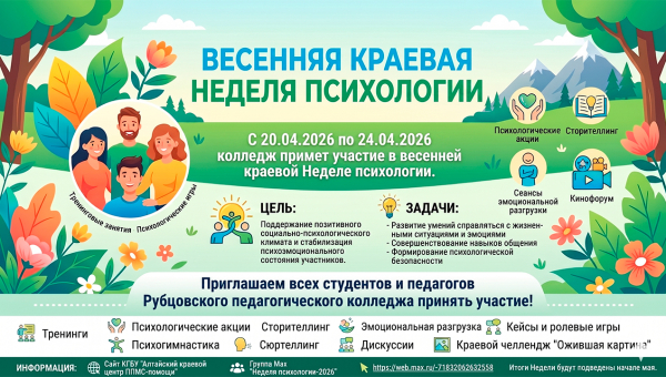 Анонс Недели психологии