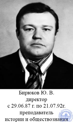 Бирюков Юрий Викторович