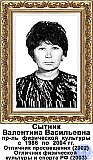Сытник Валентина Васильевна