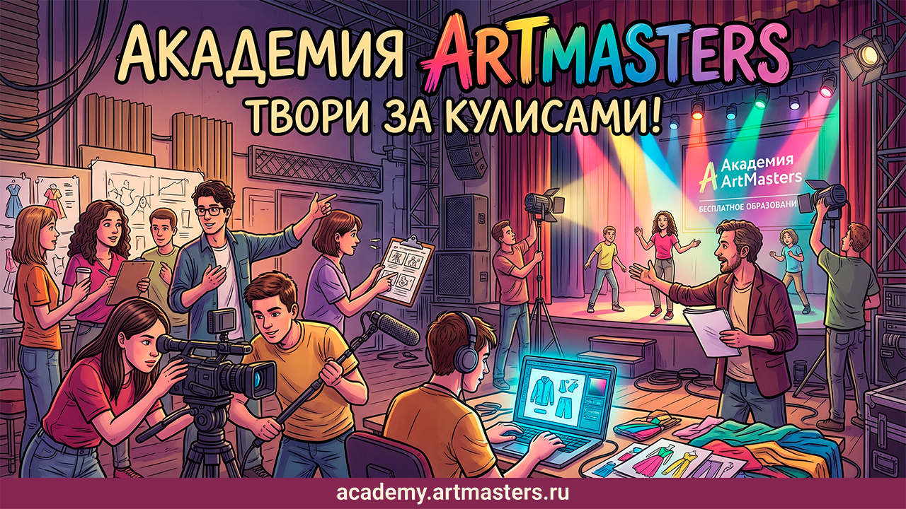 Бесплатное образование в сфере креативных индустрий: Академия ArtMasters открывает новые возможности для молодежи и педагогов