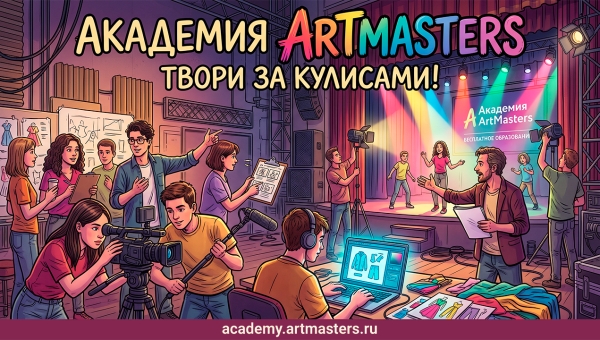 Бесплатное образование в сфере креативных индустрий: Академия ArtMasters открывает новые возможности для молодежи и педагогов